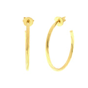 Orecchini in Argento 925 cerchio placcati oro