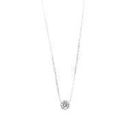 Collana in Argento 925 con punto luce centrale