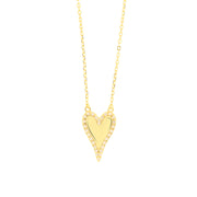 Collana in Argento 925 con cuore pendente