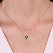 Collana in Argento 925 con cuore pendente