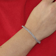 Bracciale in Argento 925 giro ad intreccio