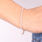 Bracciale in Argento 925 tennis con zirconi bianchi