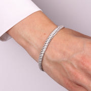 Bracciale in Argento 925 con zirconi trasparenti