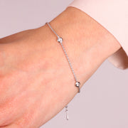 Bracciale in Argento 925  con zirconi bianchi