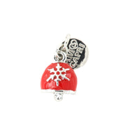 Christmas lucky bell metal pendant