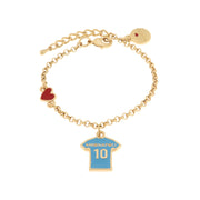 Metal bracelet with Napoli shirt