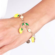 Bracciale in Metallo con limoni