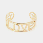 Bracciale in Metallo con scritta  LOVE